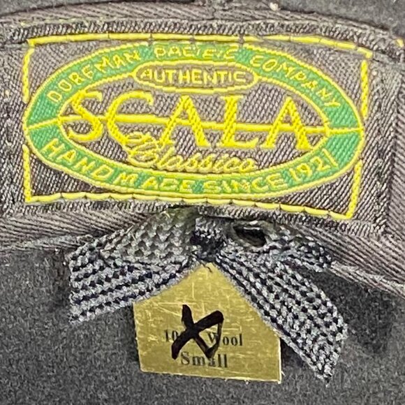 Scala C-Crown Pinch Front Fedora Hat / Indiana Jones Style NWOT - Picture 10 of 10